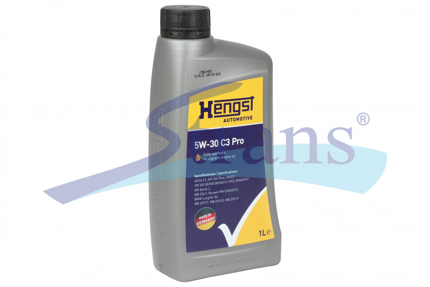Масло Моторне Легкове Hengst 5W-30 C3 Pro 1Л. (Підходить Для
